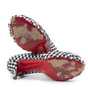 Louboutin Checkered Greissimo 85 Pumps - Size 37,5