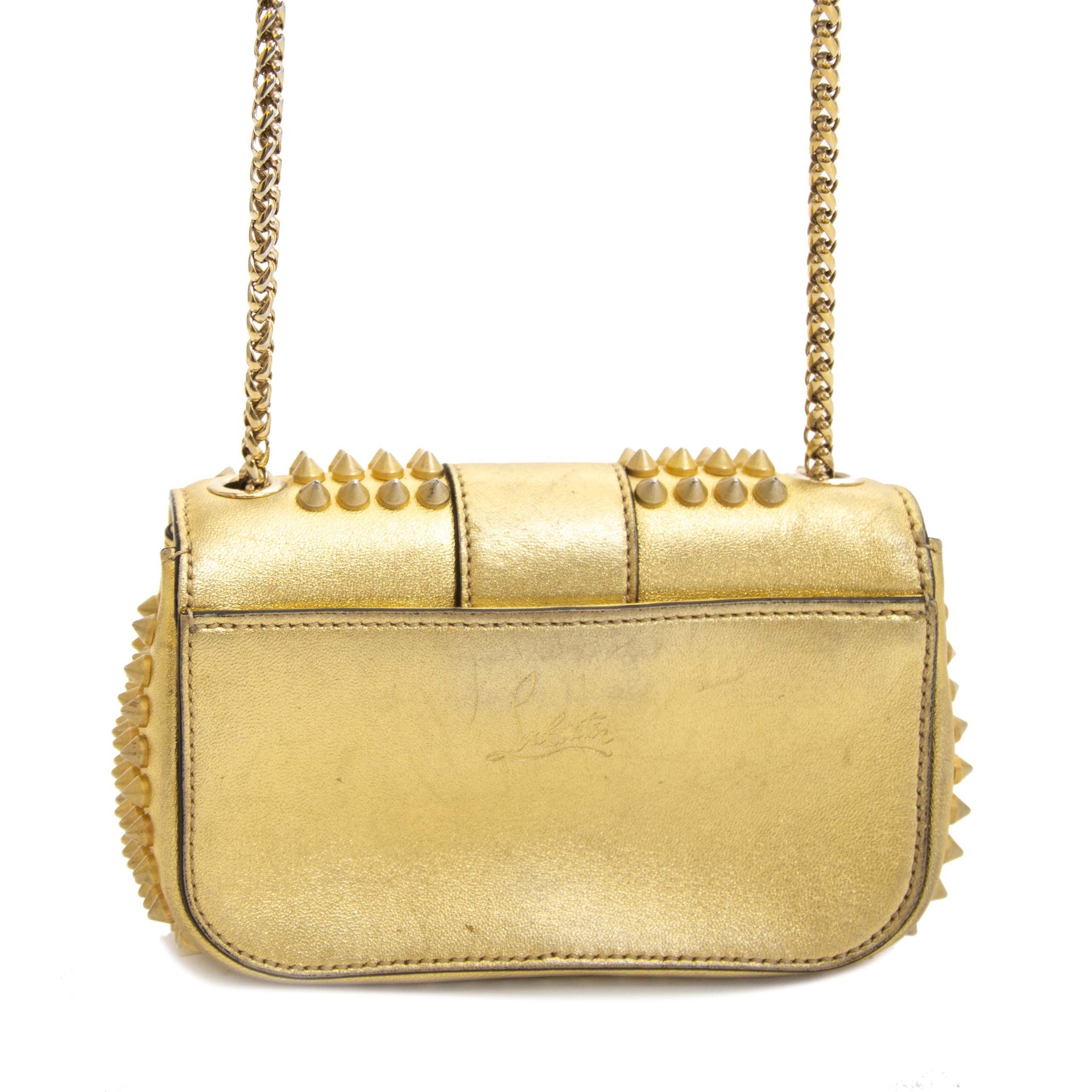 Louboutin Sweet Charity Spikes Bag at Labellov, Buy designer vintage bags