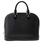 Louis Vuitton Black Alma PM Epi Leather Bag Buy authentic designer Louis Vuitton secondhand bags at Labellov at the best price. Safe and secure shopping. Koop tweedehands authentieke Louis Vuitton LV tassen bij designer webwinkel labellov.