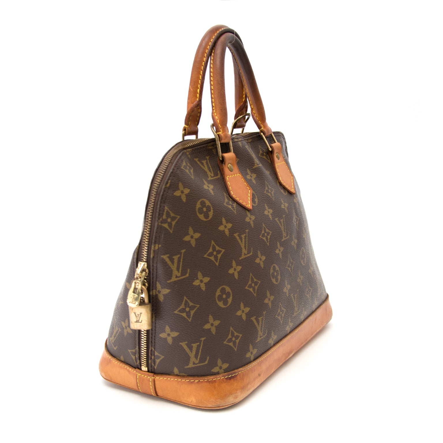 koop veilig online jou tweedehands designer tas aan de beste prijs Vintage Louis Vuitton PM Alma