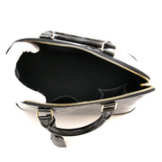 skip the waitinglist shop your secondhand designer Louis Vuitton Black Alma Monogram Vernis PM