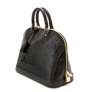 Louis Vuitton Black Alma Monogram Vernis PM