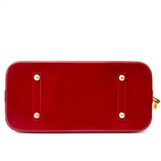 Shop safe online your secondhand Louis Vuitton Alma Cherry Monogram Vernis MM