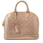 louis vuitton vernis taupe glace monogram alma now online at labellov.com for the best price
