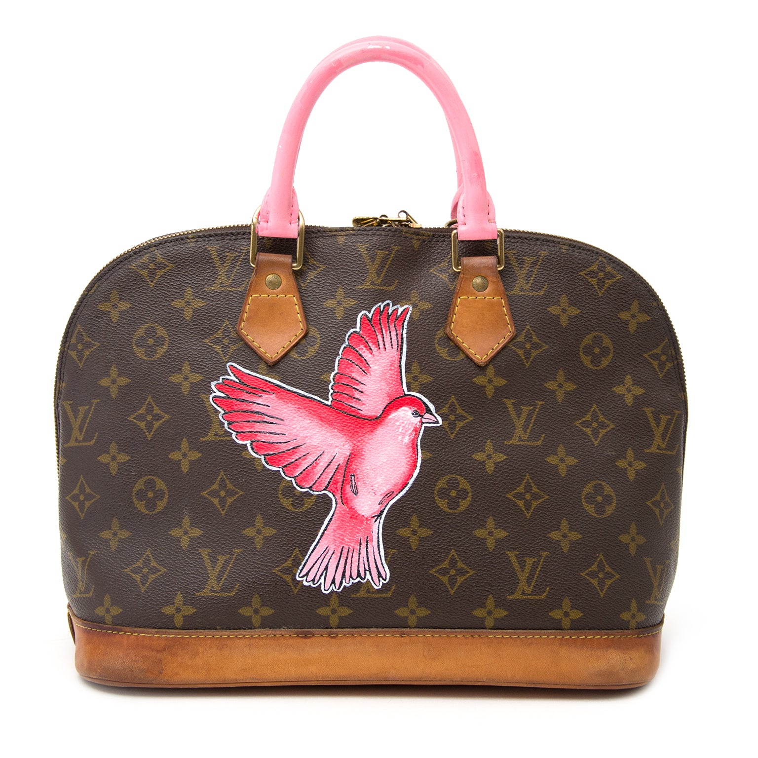 Buy an authentic Louis Vuitton Hand Painted Bird Alma at the right price