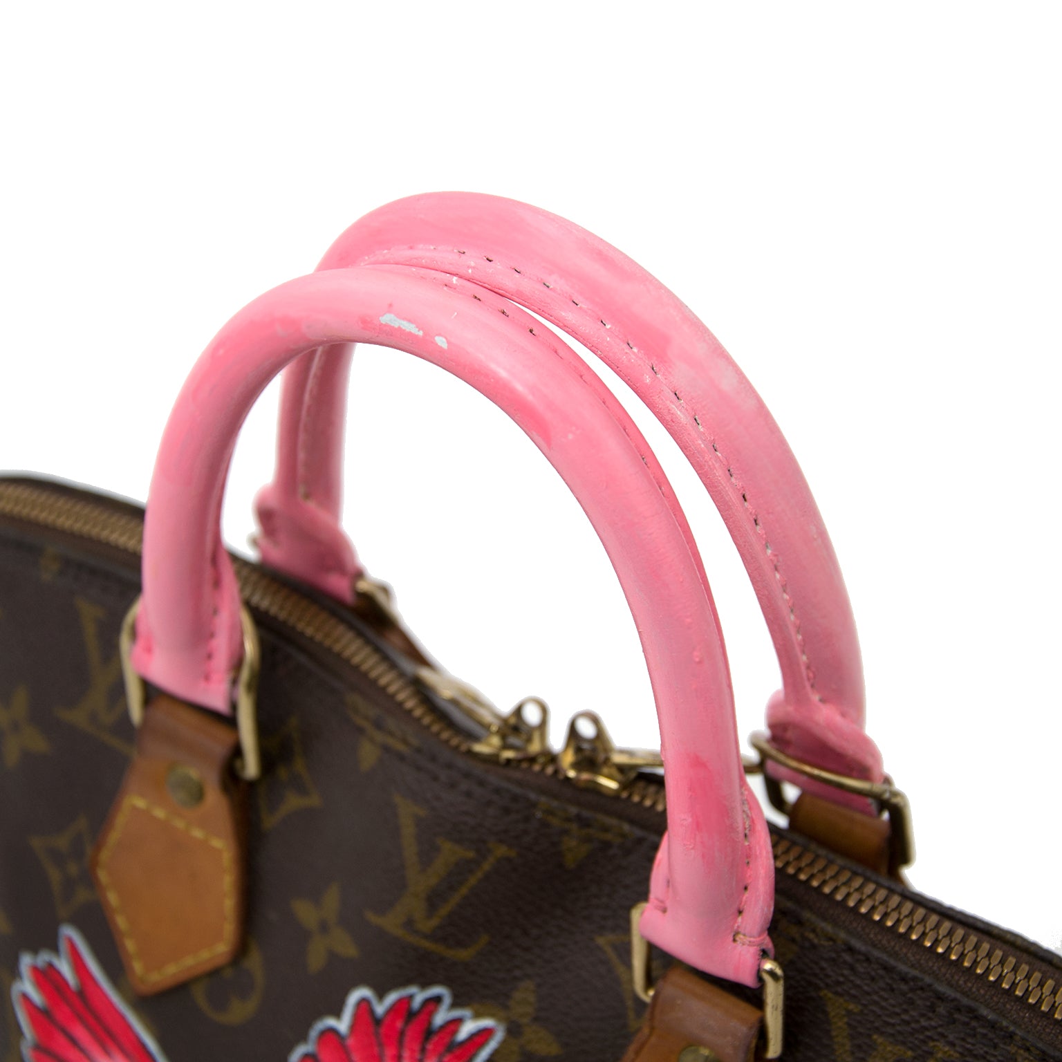 Acheter un Louis Vuitton Hand Painted Bird Alma chez Labellov