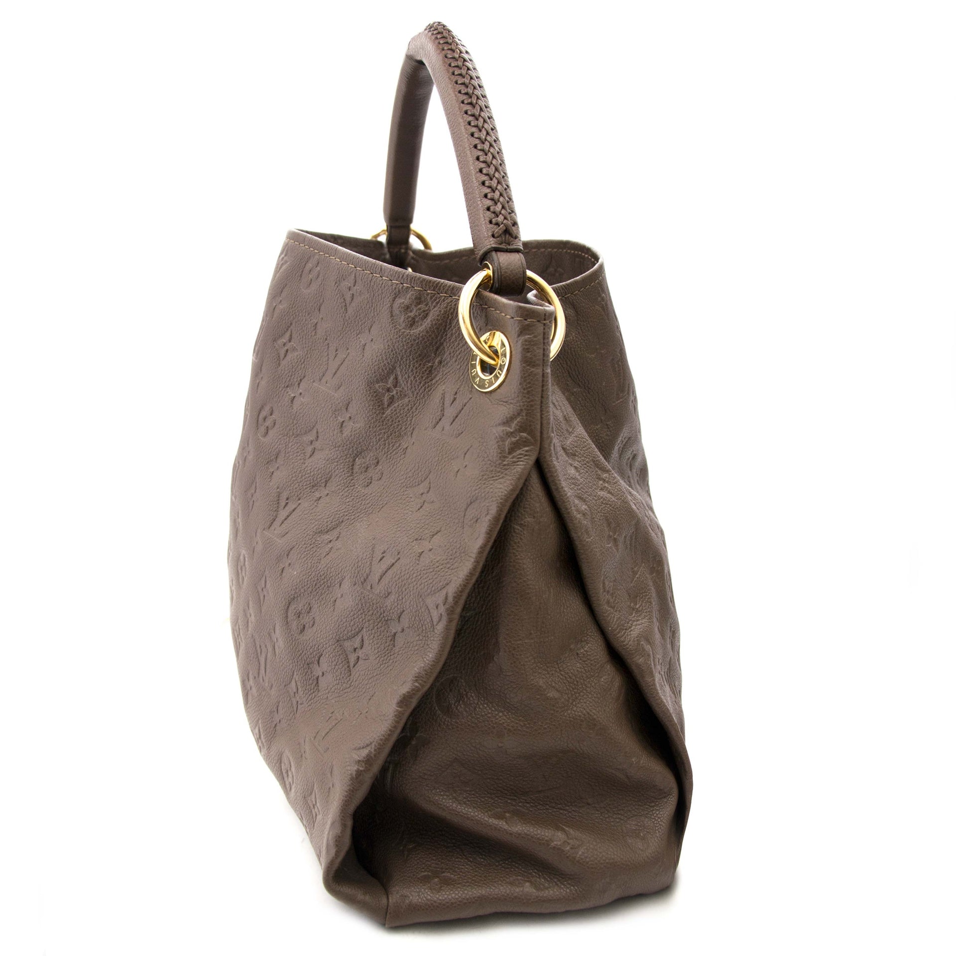 Louis Vuitton Artsy Brown Monogram Embossed Buy authentic secondhand Louis Vuitton at the right price at LabelLOV vintage designer webshop. Safe and secure online shopping. Koop authenthieke tweedehands Louis Vuitton handtassen aan de juiste prijs bij Lab