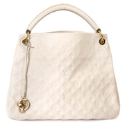 louis vuitton white cream artsy mm bag now for sale at labellov vintage fashion webshop belgium