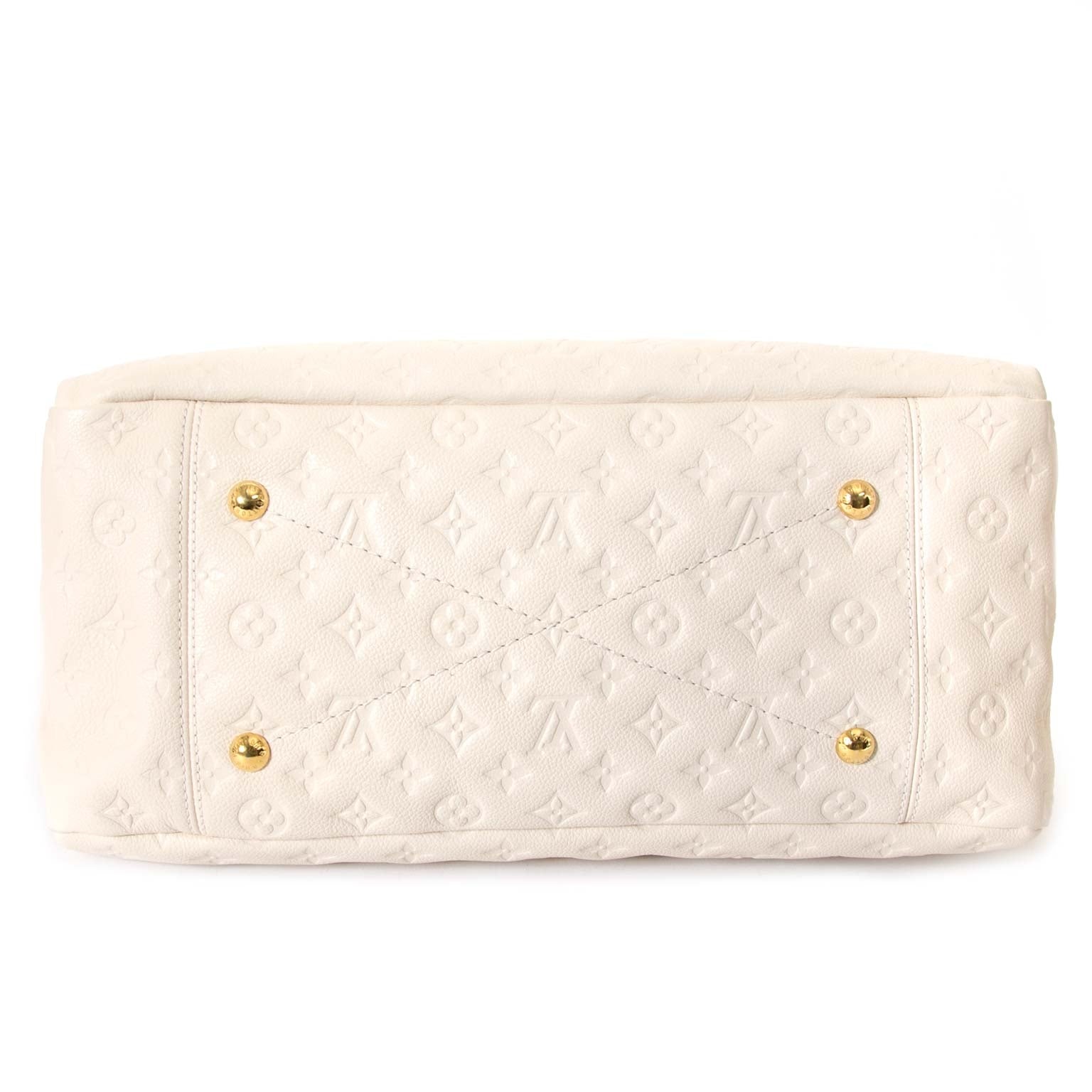 louis vuitton wit ecru artsy mm tas nu te koop bij labellov vintage mode webshop belgië