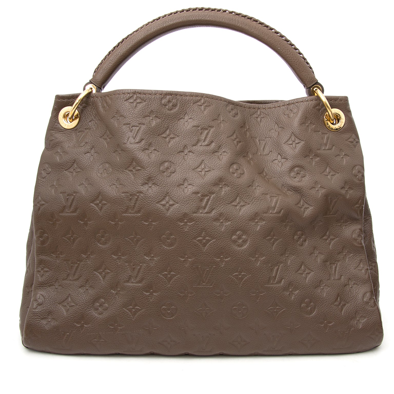 acheter en ligne pour le meilleur prix sac a main seconde main Louis Vuitton Taupe Artsy Bag