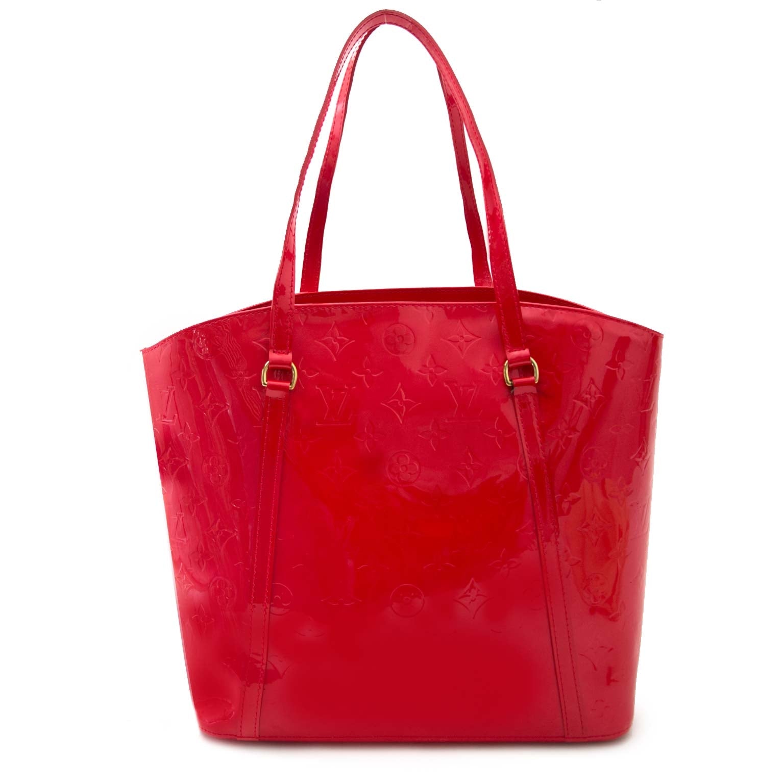 acheter en ligne seconde main Louis Vuitton Avalon Rouge Grenadine Monogram Bag