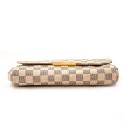 Louis Vuitton Damier Azur Favorite MM Clutch te koop