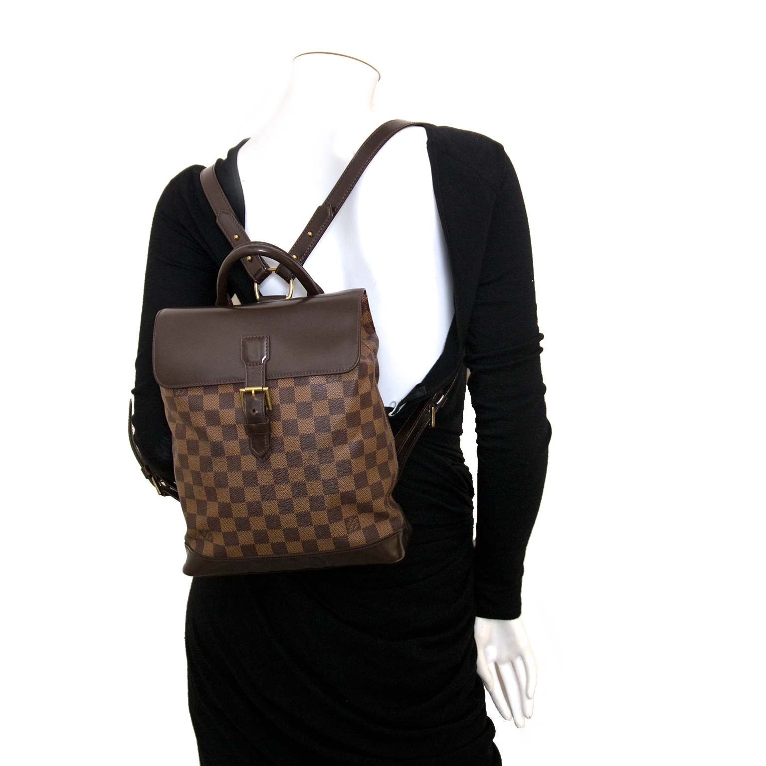 Sac à dos Louis Vuitton Soho Damier Ebène