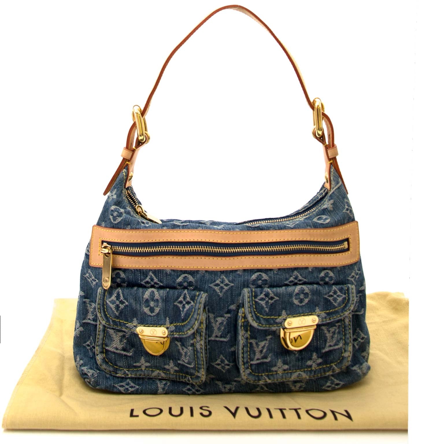 koop Louis Vuitton Demin Baggy Monogram PM bij labellov aan de beste prijs