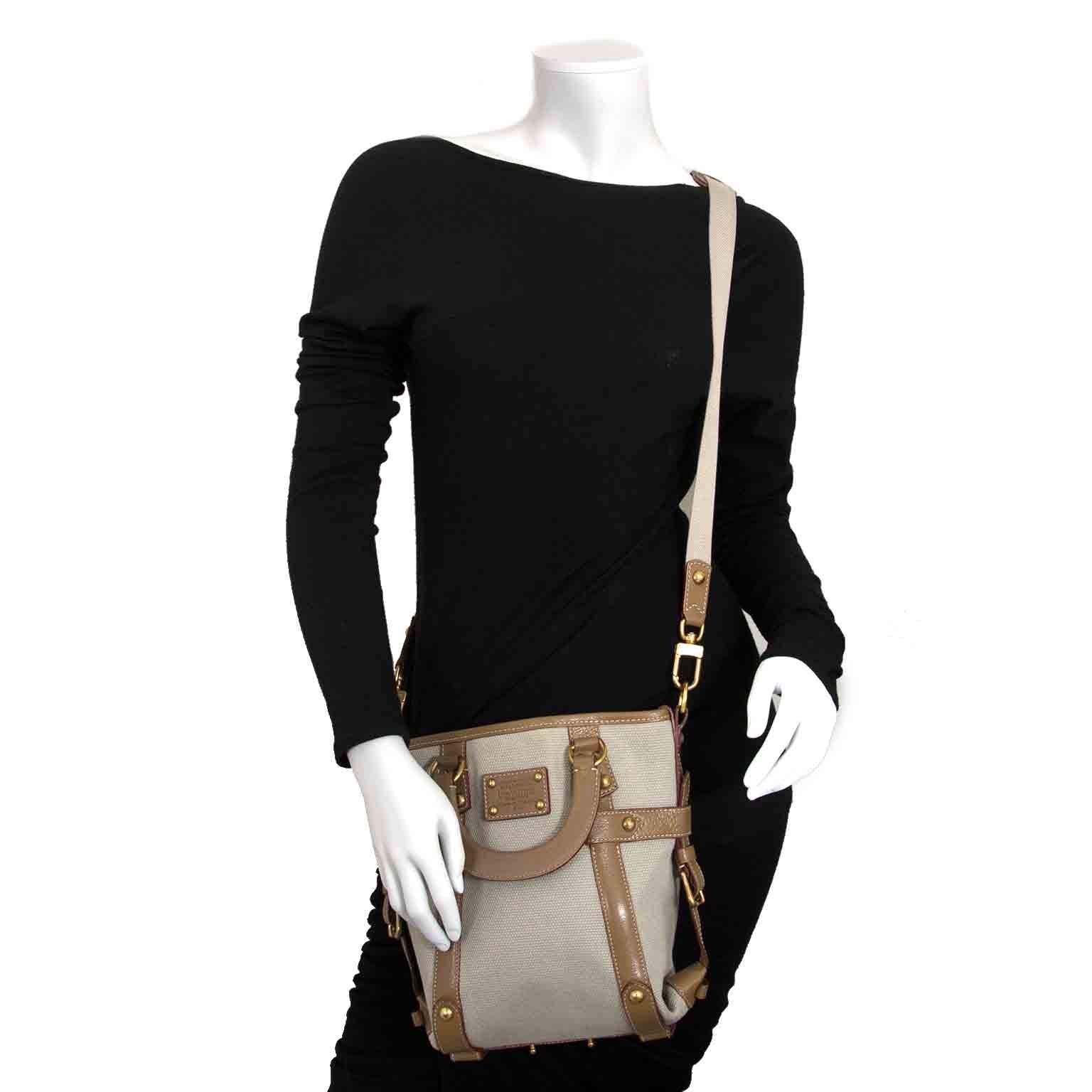 Louis Vuitton Limited Edition Trianon Poids Plume Tote Bag now for sale at labellov vintage fashion webshop belgium