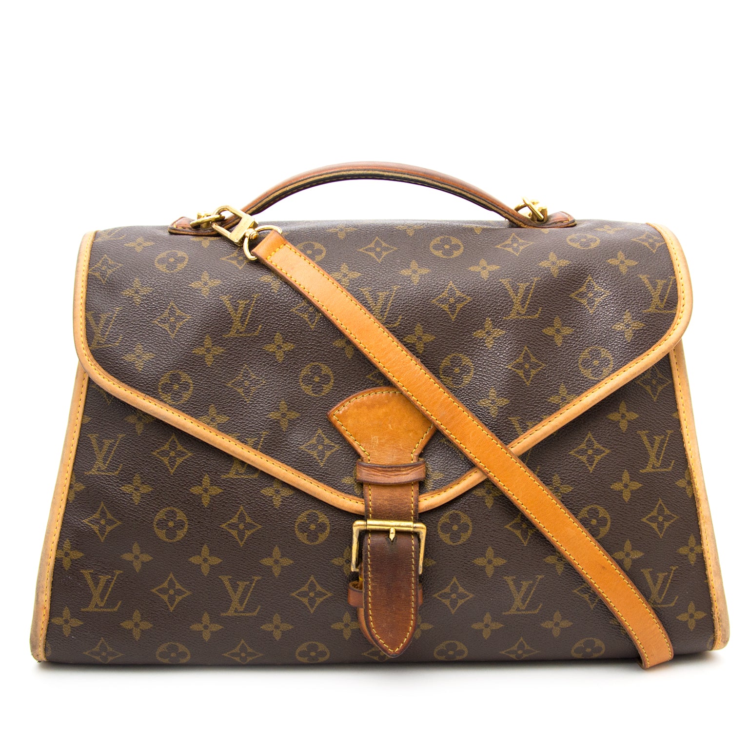 Buy your authentic Louis Vuitton Beverly GM Monogram Briefcase + Strap at Labellov
