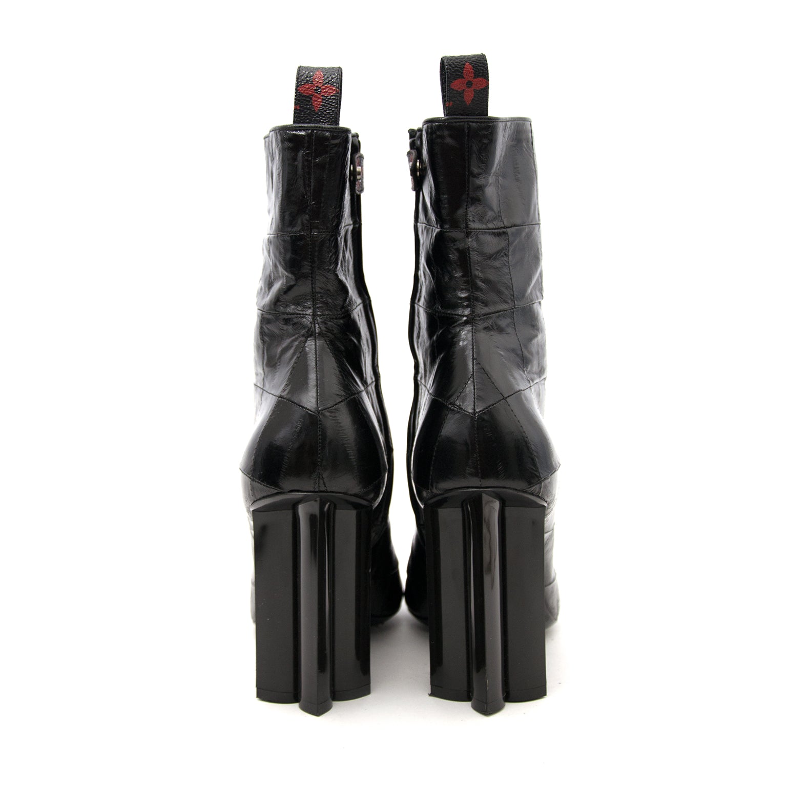 Demi-botte Louis Vuitton noire « Instinct » - Taille 38