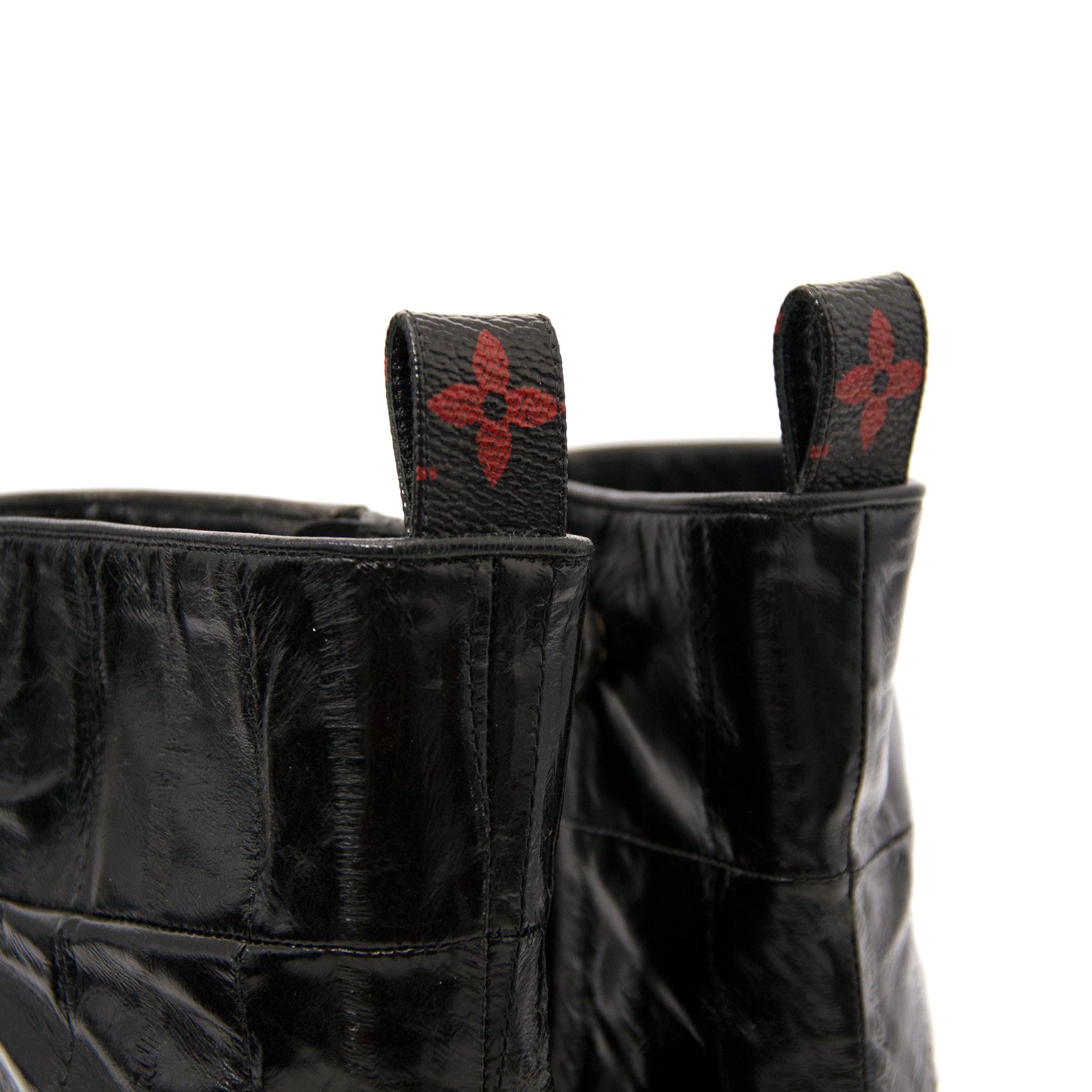 Demi-botte Louis Vuitton noire « Instinct » - Taille 38