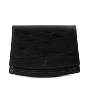 louis vuitton black epi leather belt bag now for sale at labellov vintage fashion webshop belgium