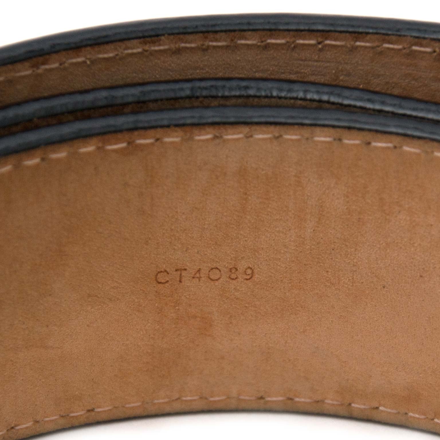 Louis Vuitton Vernis Epi Leather Belt - size 100 veilig online tegen de beste prijs