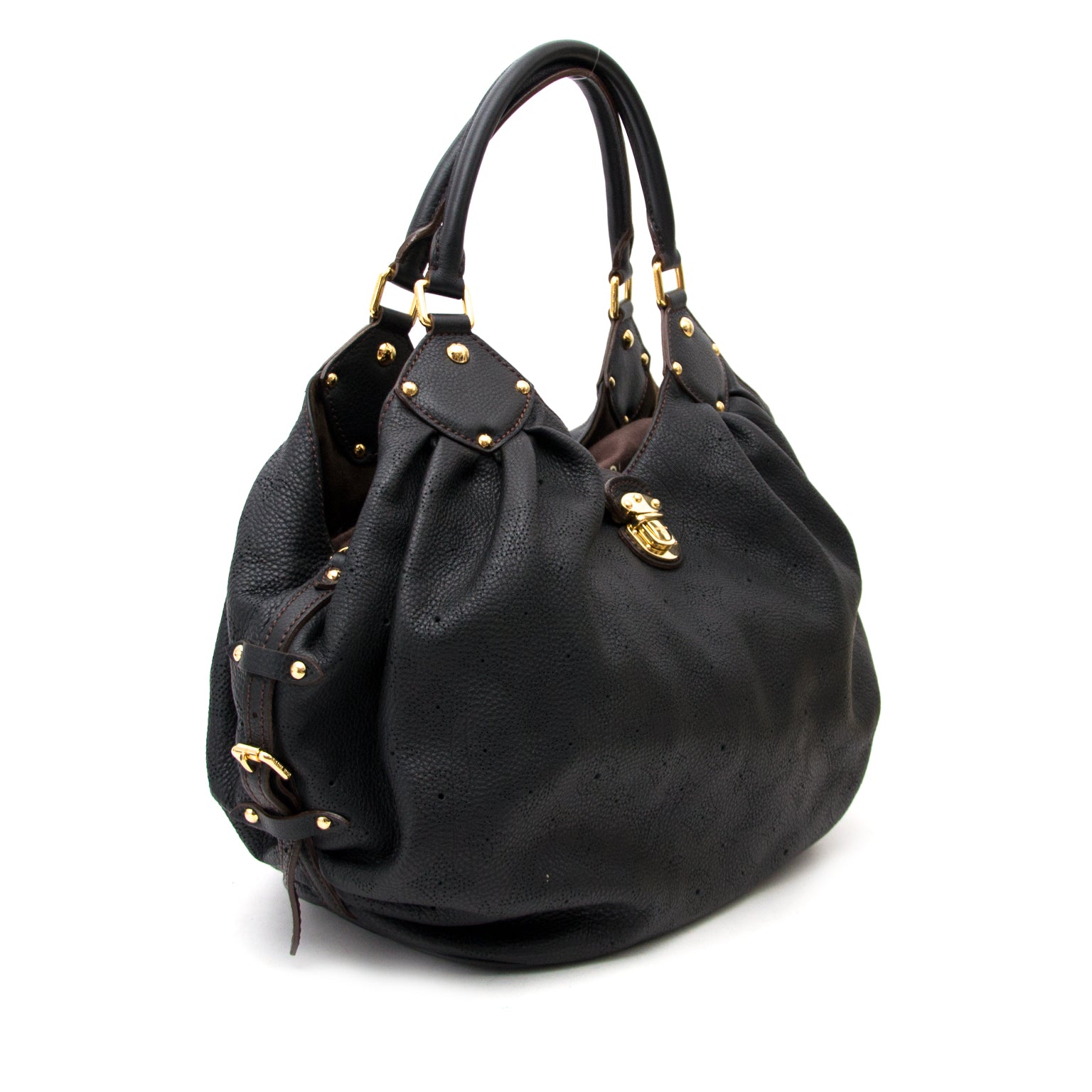 shop online at the best price your secondhand Louis Vuitton Black Mahina Bag