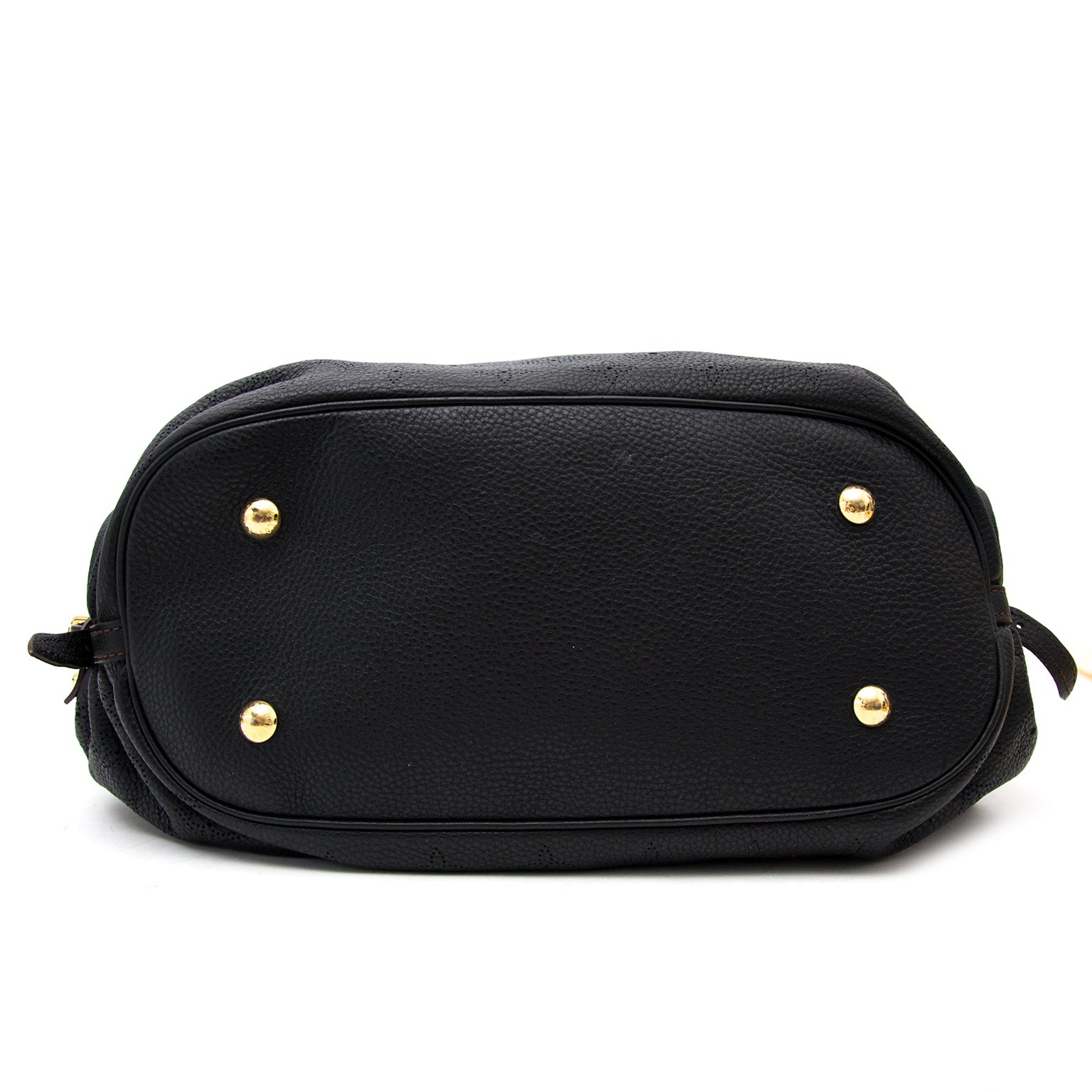 2dehands handtas veilg aankope? Louis Vuitton Black Mahina Bag