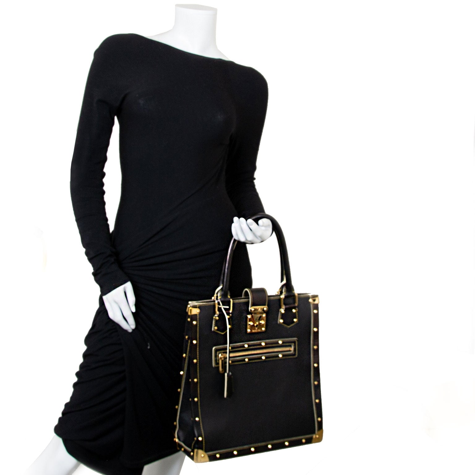 louis vuitton suhali l'imprevisible black bag now for sale at labellov vintage fashion webshop belgium