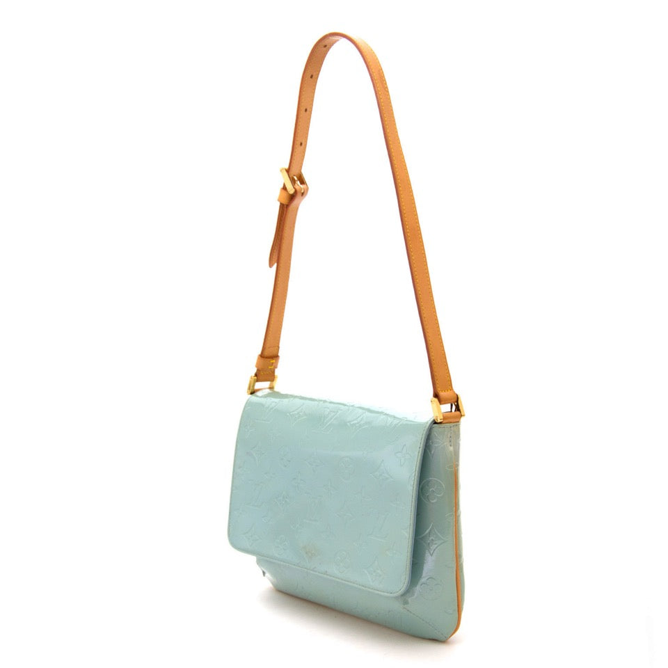 Acheter secure en ligne Louis Vuitton Vernis Epi Thompson Street Baby Blue pour le meilleur prix