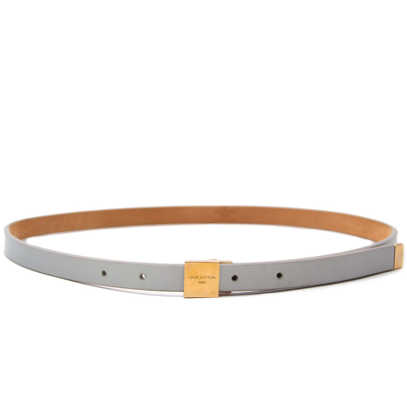 Louis Vuitton Metallic Grey Belt
