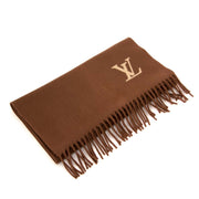 Louis Vuitton Camel Brown Cashmere Scarf