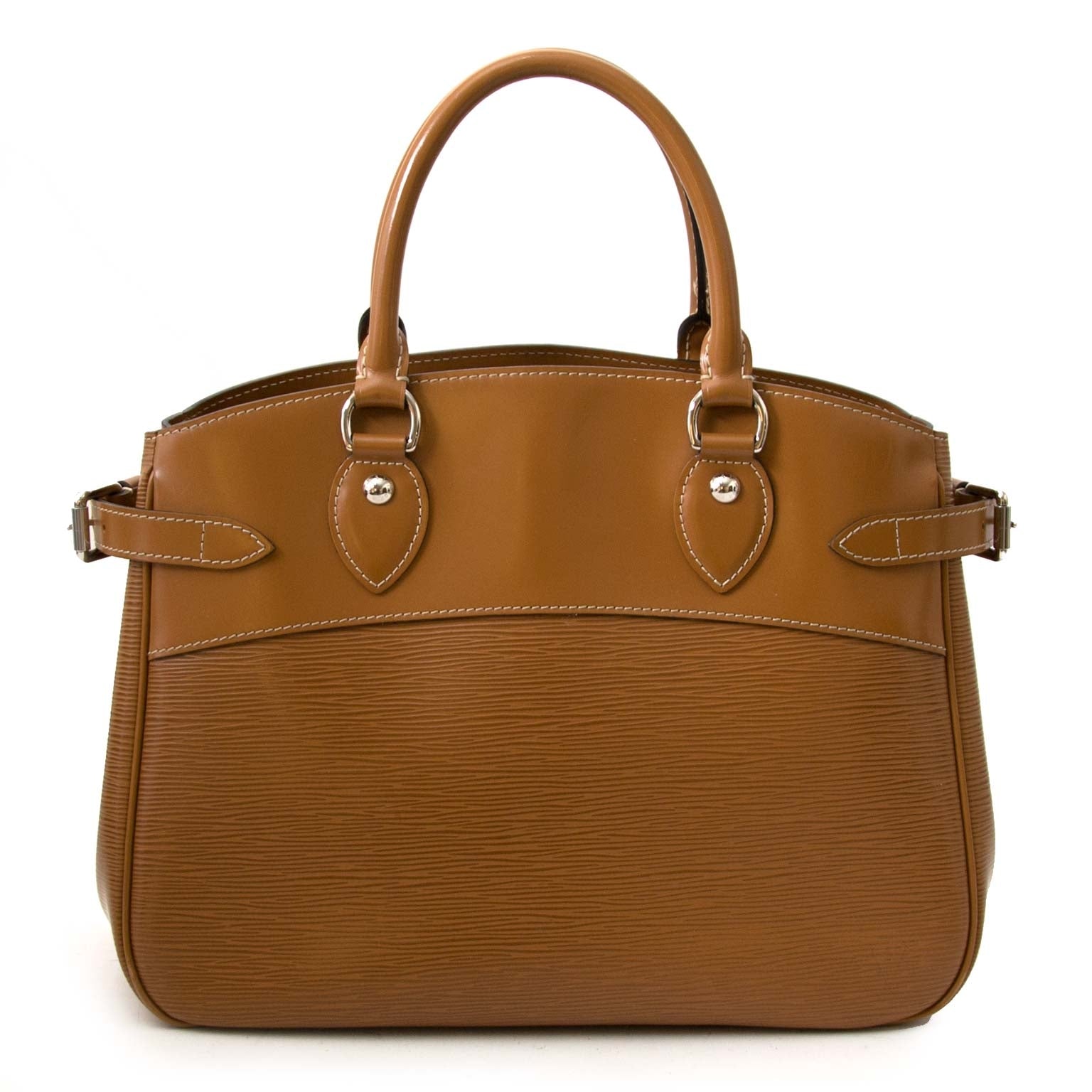 koop online tegen de beste prijs Louis Vuitton Cannelle Epi Leather Passy Bag
