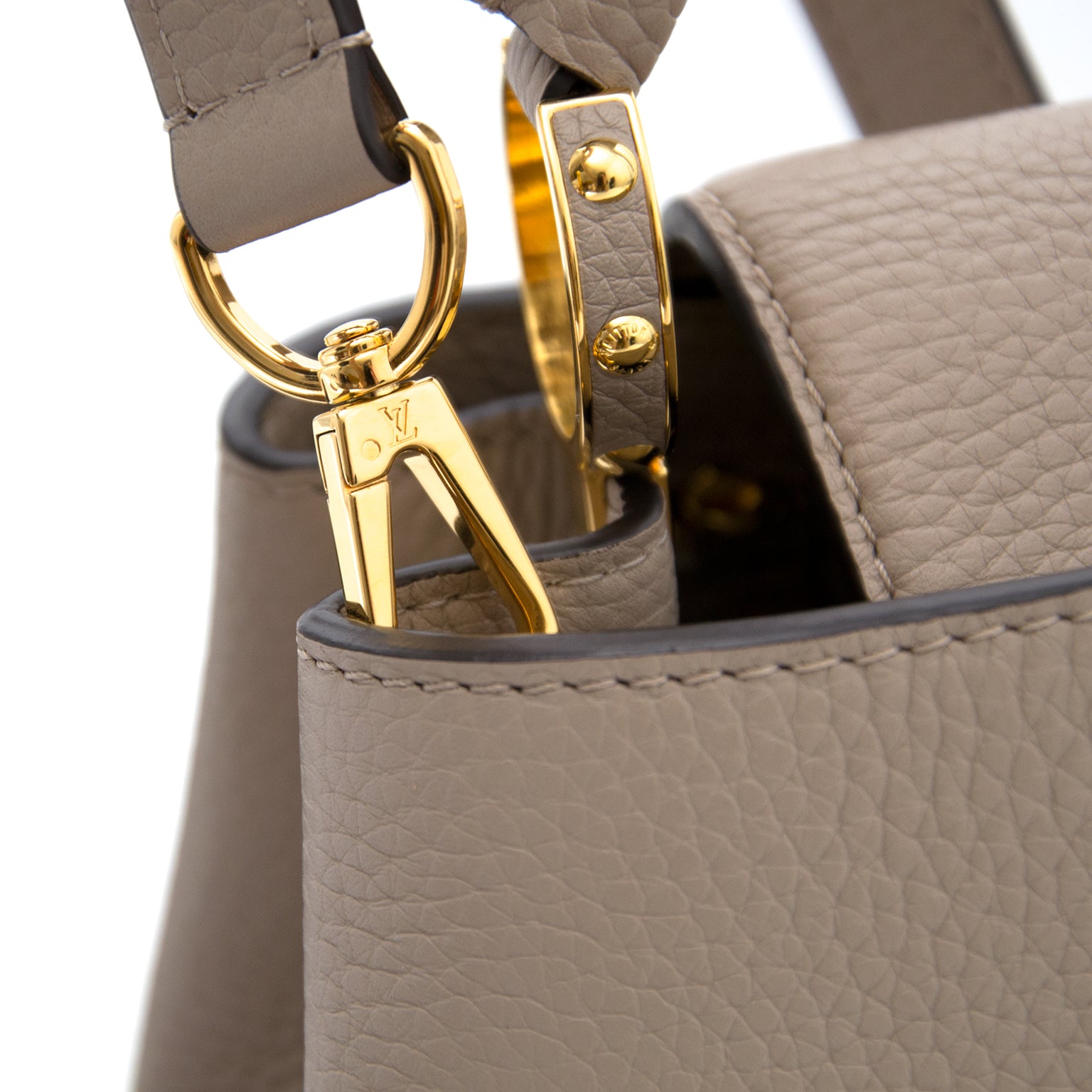 Louis Vuitton Capucines BB Taupe Galet