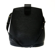 Louis Vuitton Black Cluny Bucket Bag authentique seconde main en ligne shopping webshop Anvers Belgique LabelLOV mode style en vogue luxe marques designer sacs