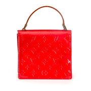 acheter en ligne seconde main sac a main Louis Vuitton Red Monogram Vernis Spring Street Tote Bag