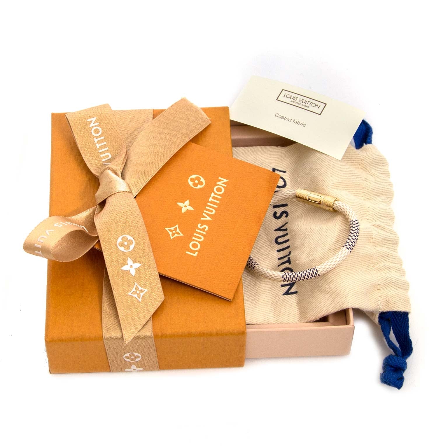 achetez Louis Vuitton Azur Damier Keep It Bracelet chez labellov pour le meilleur prix
