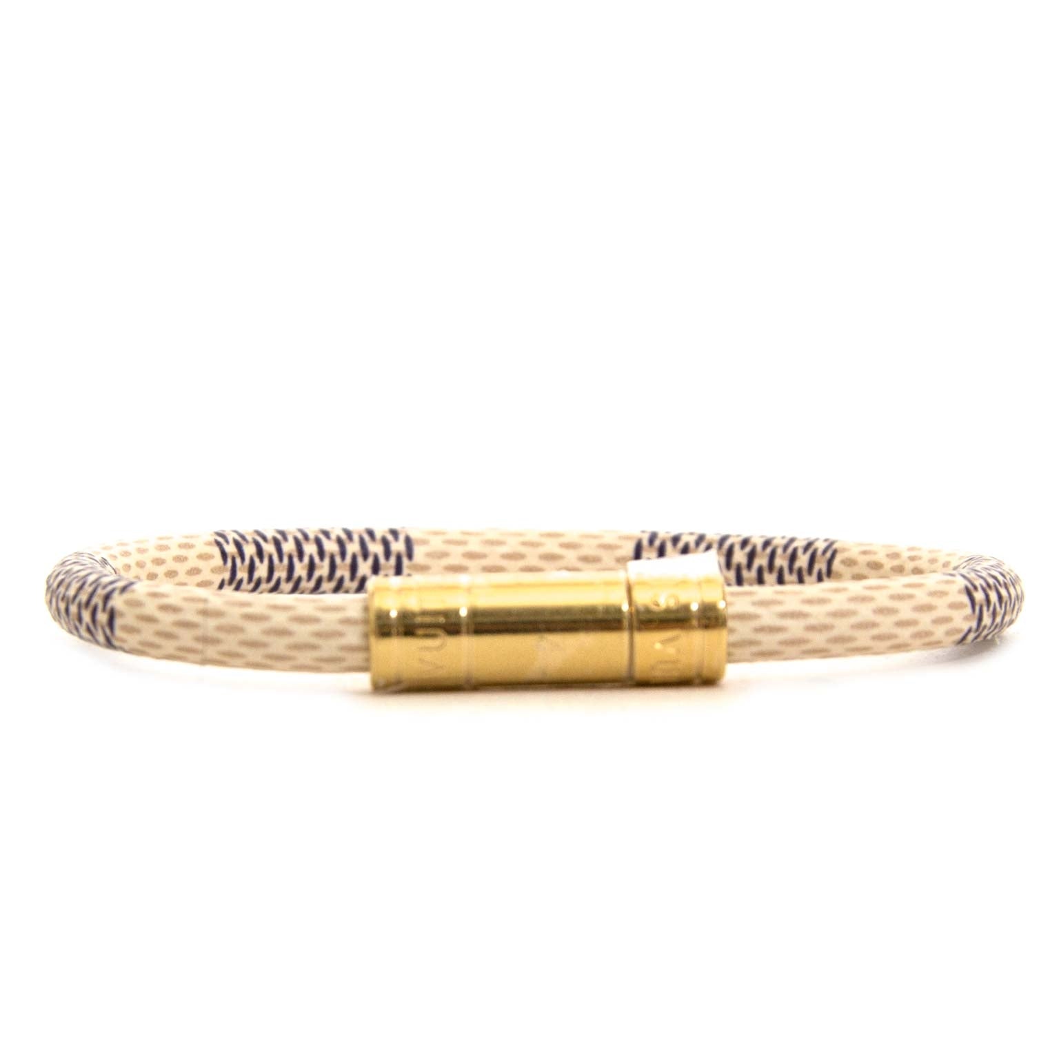 koop Louis Vuitton Azur Damier Keep It Bracelet bij labellov aan de beste prijs