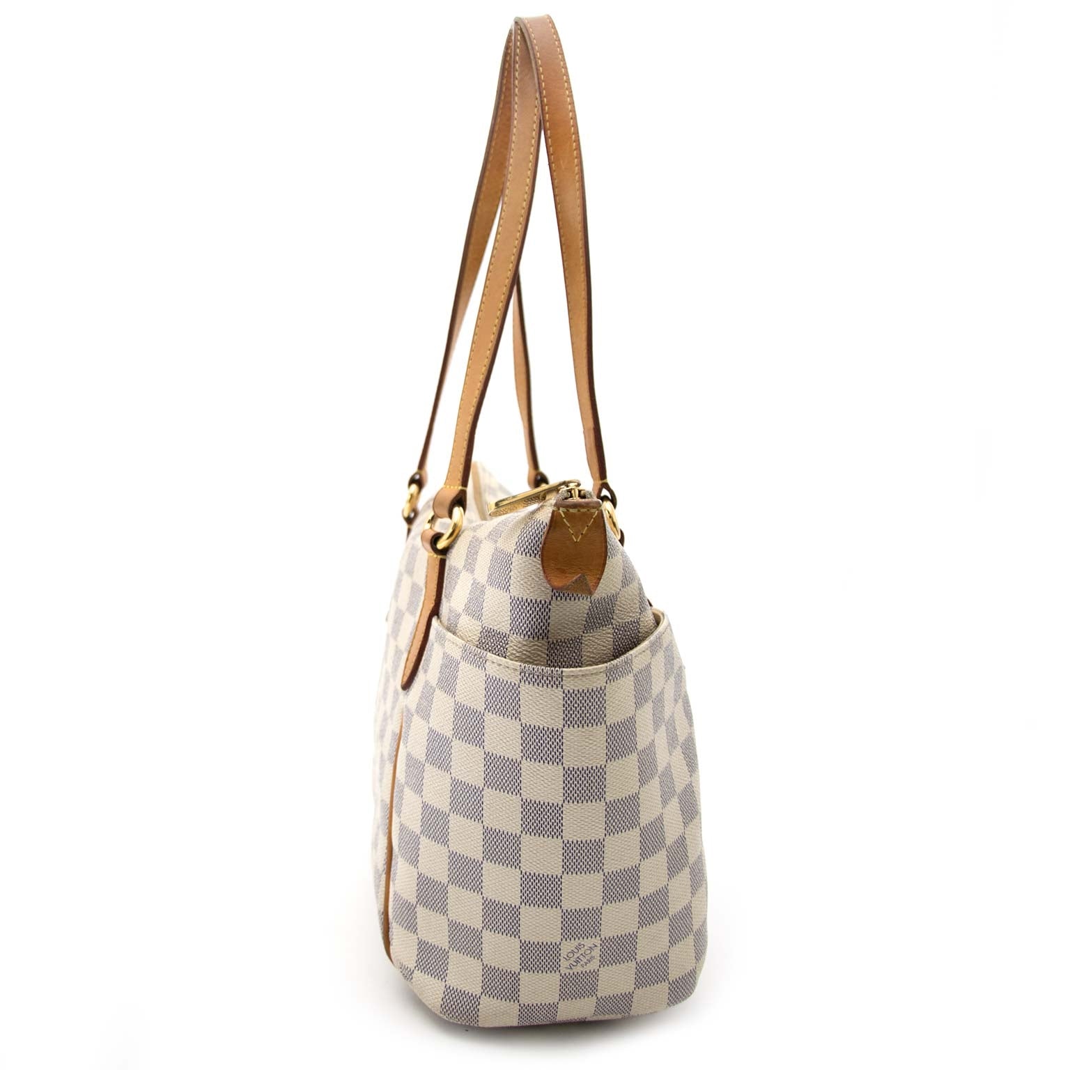Louis Vuitton Damier Azur Tottaly Pm Tote shop safe online secondhand Louis Vuitton Damier Azur Tottaly Pm Tote