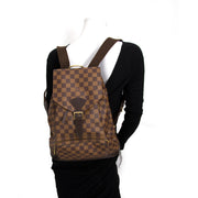 tweedehands rugzak Louis Vuitton Damier Montsouris MM Backpack Bag