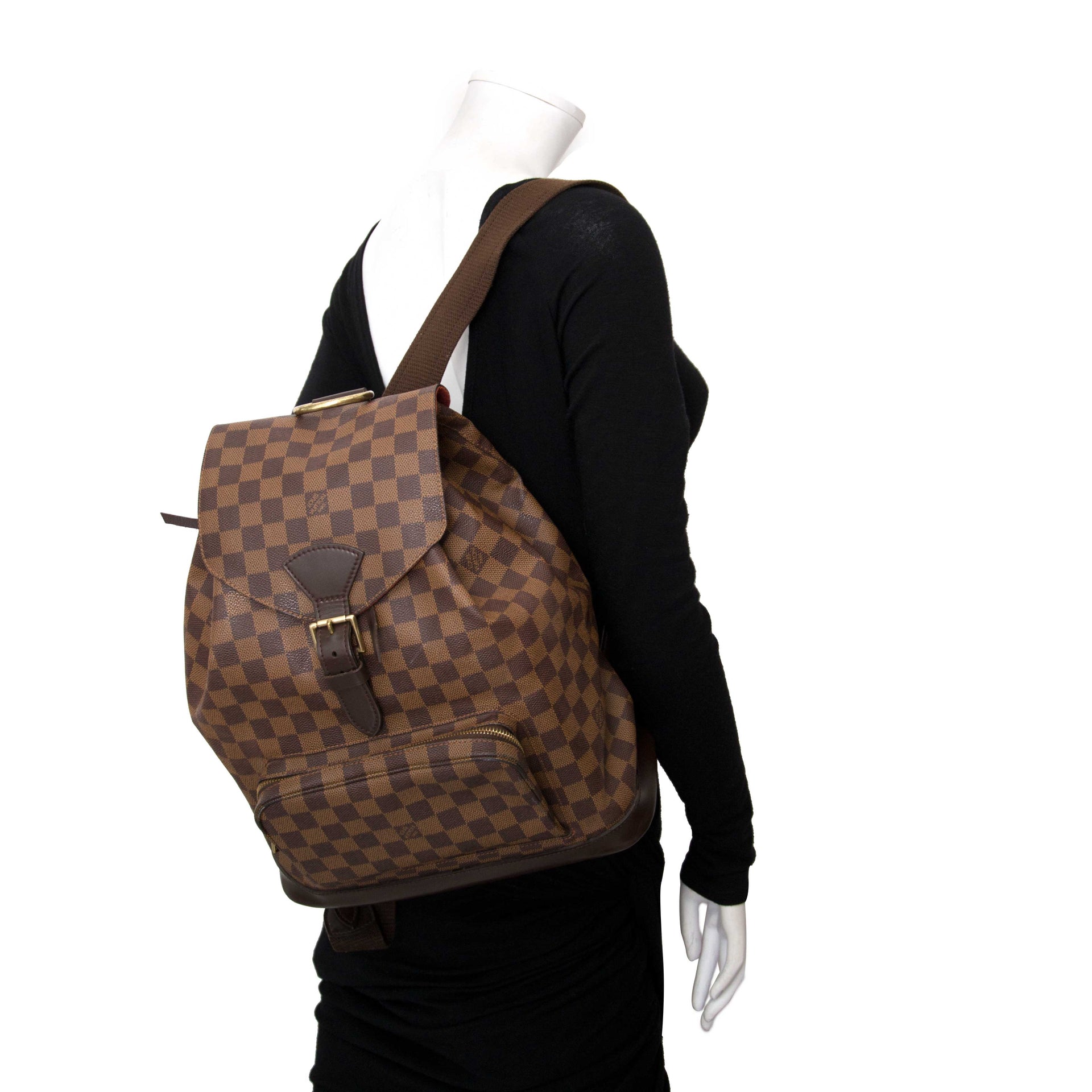 brown damier louis vuitton backpack Ebene Canvas Runner | myGemma | FR the bag features nigos emblematic drippy wave motif on the front pocket in monogram canvas. Louis Vuitton Damier Backpack, Brown,