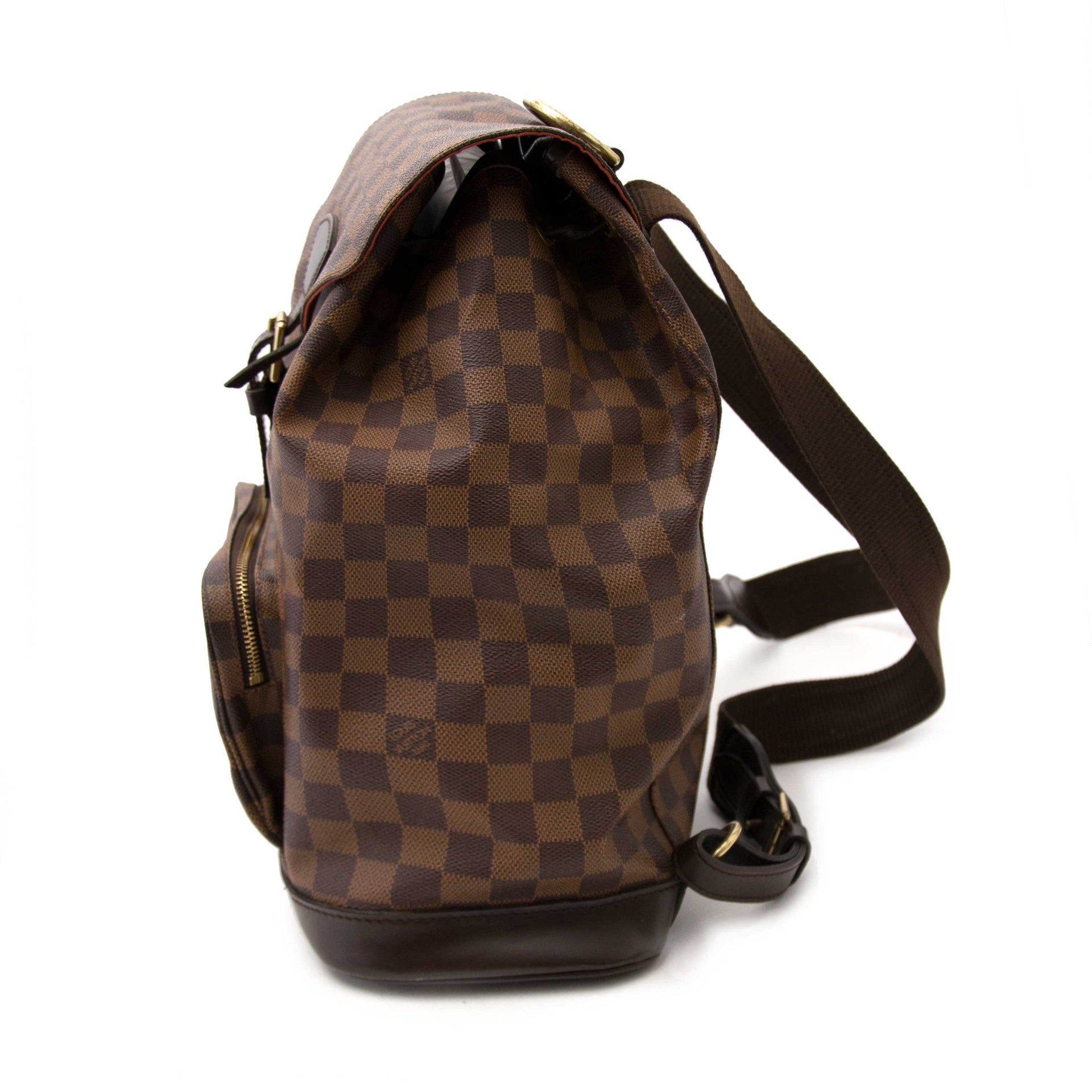 louis vuitton backpack checkered brown Macassar Monogram Christopher Savonches 87.0Hand Drop Inside Lv Checkered Backpack Checkered