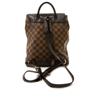 louis vuitton soho damier ebene backpack now for sale at labellov vintage fashion webshop belgium