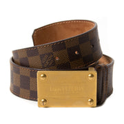 koop Louis Vuitton Damier Ebene Inventeur Belt - Size 80 bij labellov en betaal veilig online
