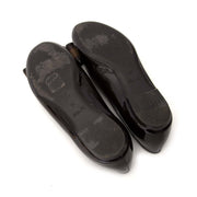 Buy your authentic Louis Vuitton Damier Ebene Patent Valentine Ballerina Flats - size 37
