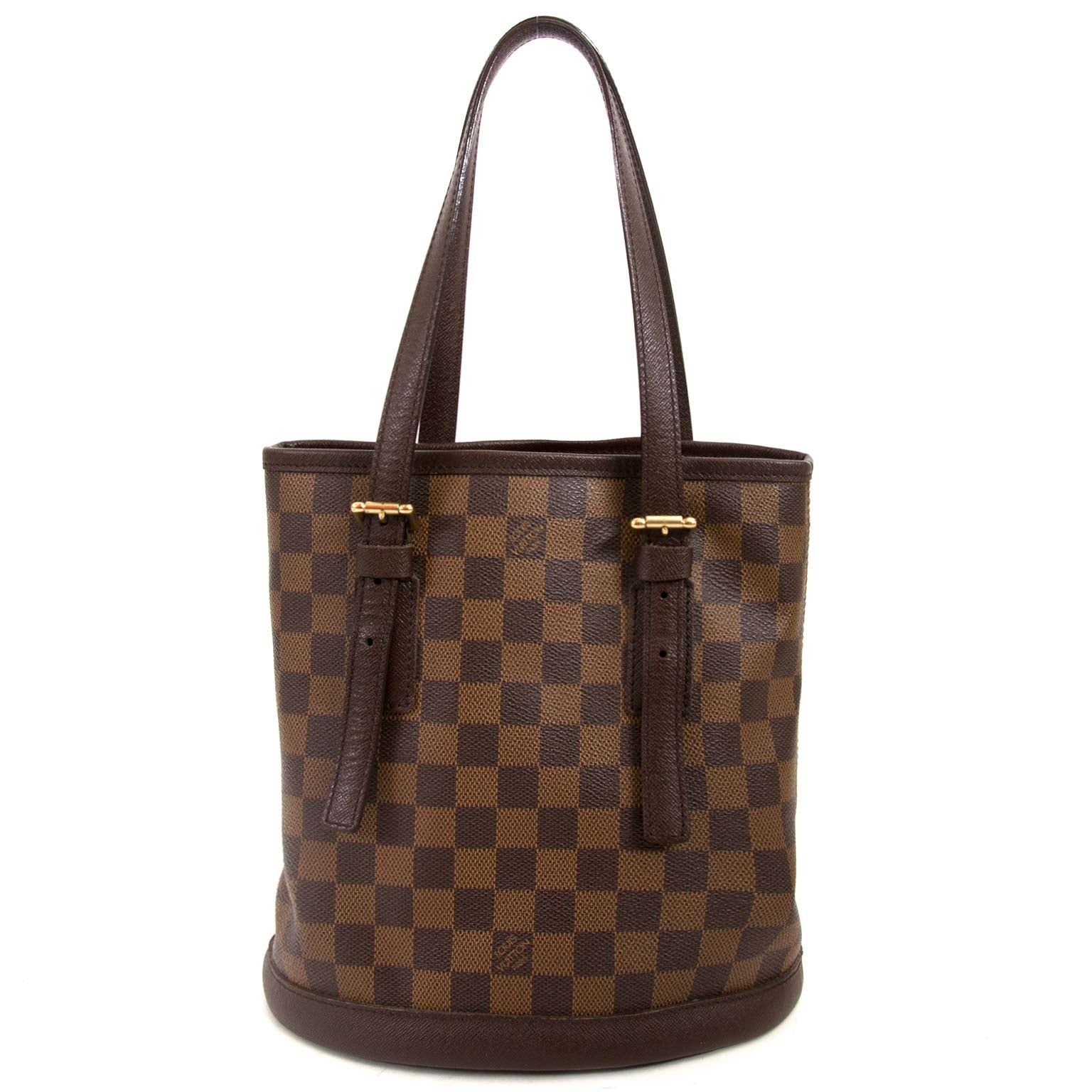 Louis Vuitton Damier Ebene Marais Bucket Bag PM