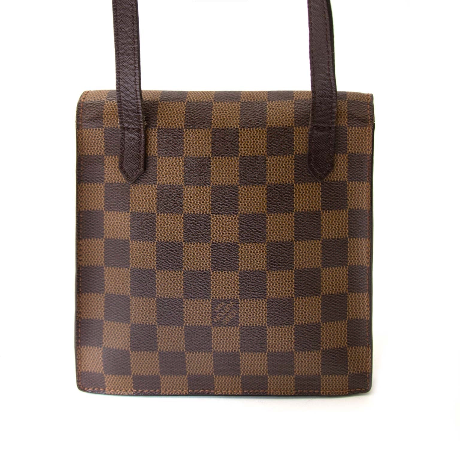 Louis Vuitton Damier Ebene pimlico Crossbody Bag Buy authentic designer Louis Vuitton secondhand bags at Labellov at the best price. Safe and secure shopping. Koop tweedehands authentieke Louis Vuitton tassen bij designer webwinkel labellov.