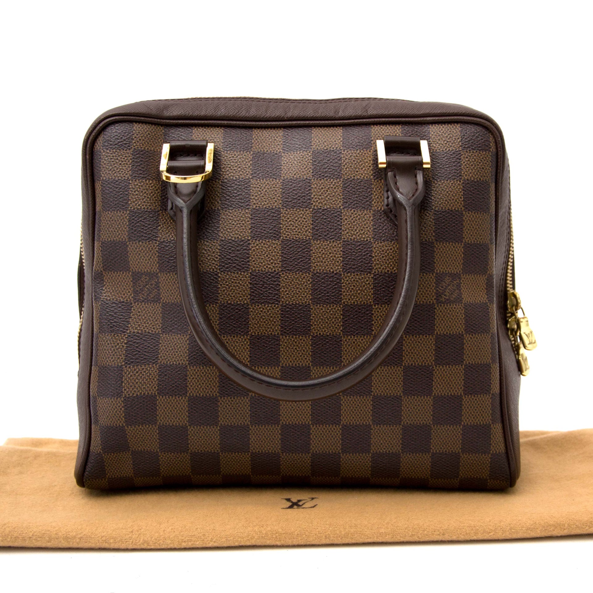 shop safe online your Louis Vuitton Damier Ebene Brera Brown