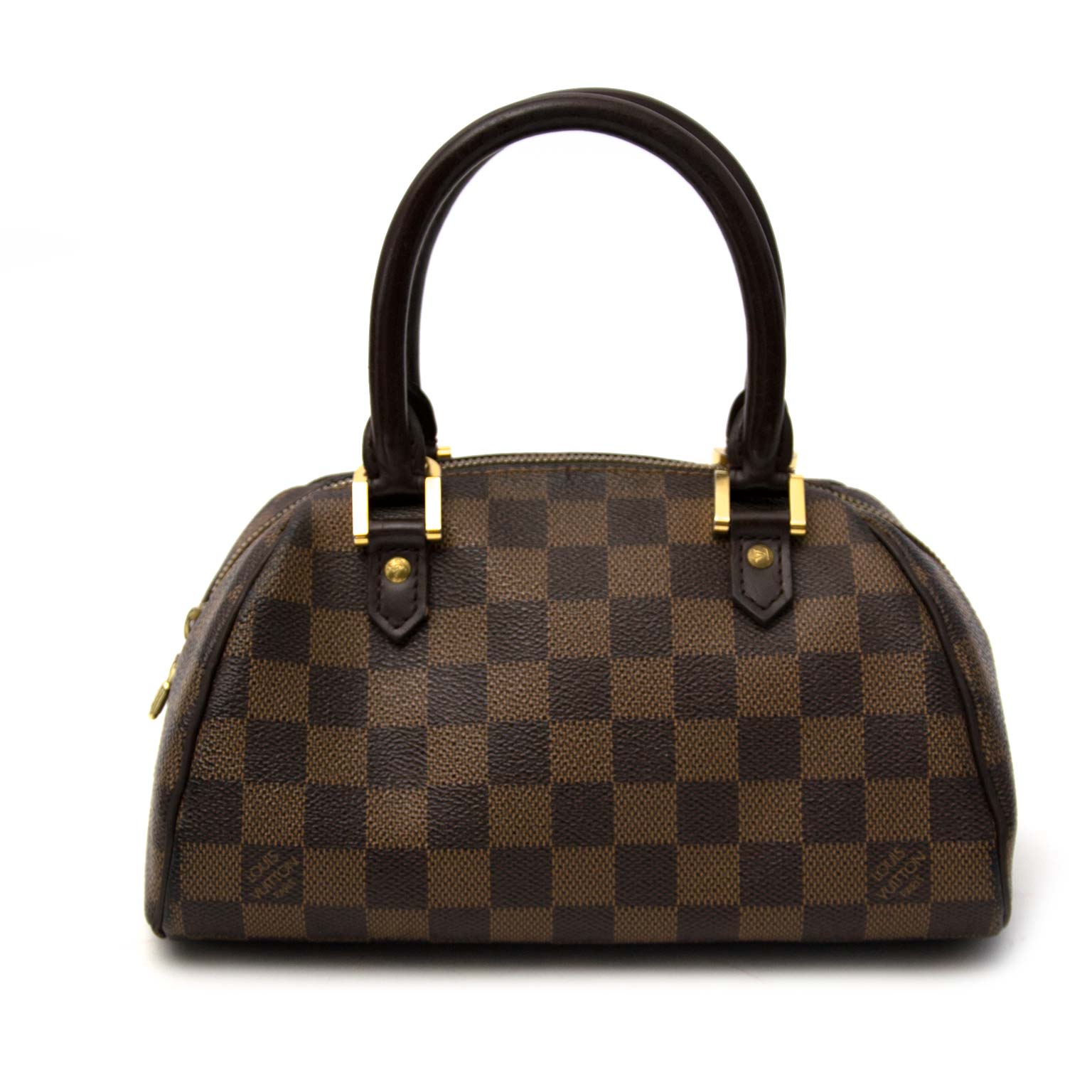 Louis Vuitton Damier Ebene Bowler Bag Mini for sale at Labellov secondhand