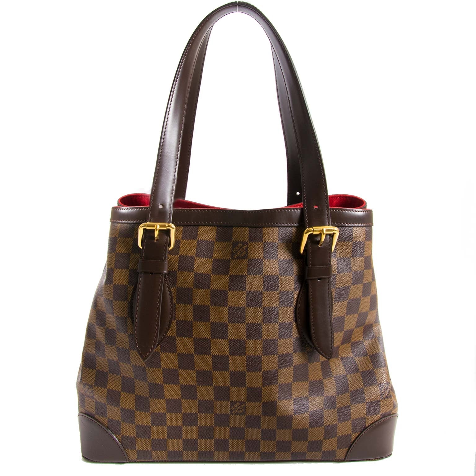 Louis Vuitton Damier Ebene Hampstead MM now for sale at labellov vintage fashion webshop belgium