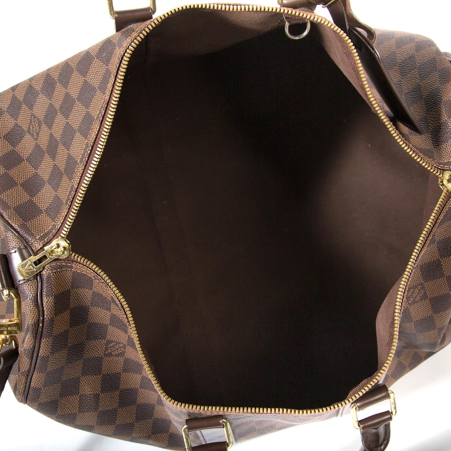 louis vuitton damier ebene keepall 45 now for sale at labellov vintage fashion webshop belgium