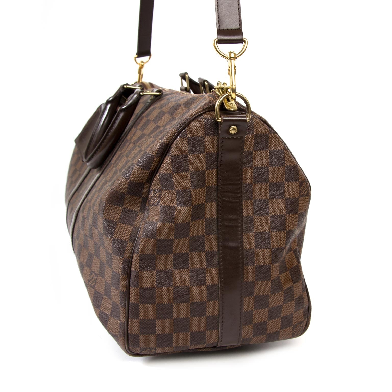 louis vuitton damier ebene keepall 45 now for sale at labellov vintage fashion webshop belgium